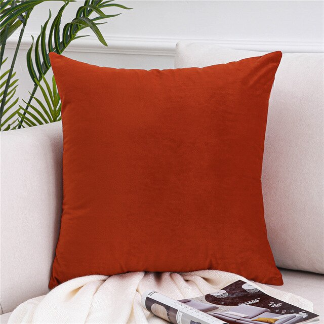 Velvet Pillowcases Soft Cushion Covers