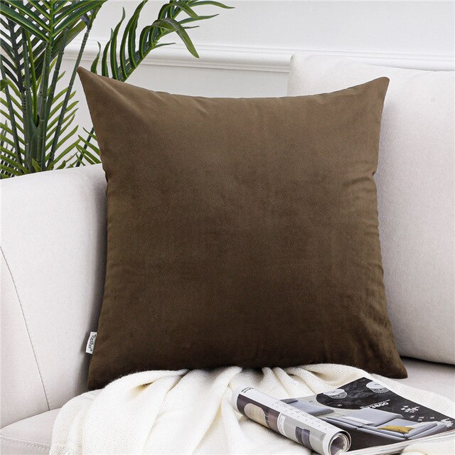 Velvet Pillowcases Soft Cushion Covers