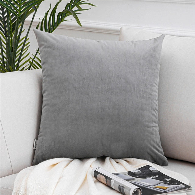 Velvet Pillowcases Soft Cushion Covers