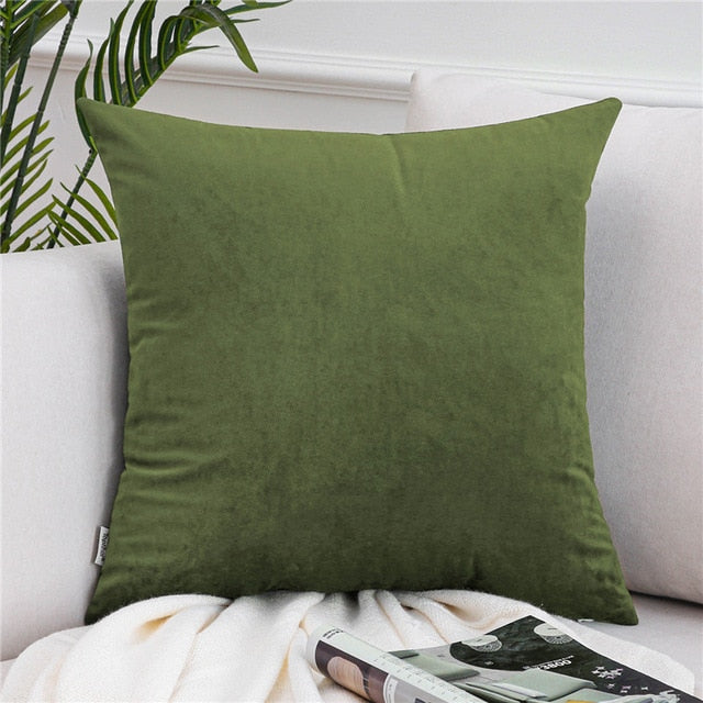 Velvet Pillowcases Soft Cushion Covers