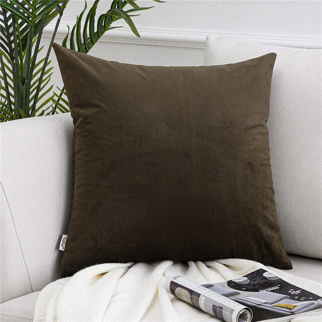 Velvet Pillowcases Soft Cushion Covers