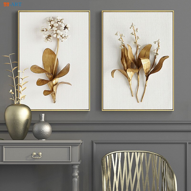 Minimalist Canvas Painting Prints Flower Poster