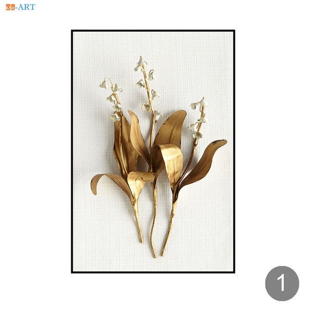 Minimalist Canvas Painting Prints Flower Poster