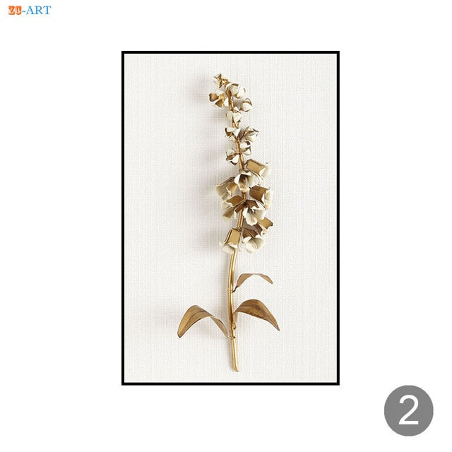 Minimalist Canvas Painting Prints Flower Poster