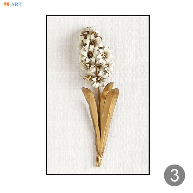 Minimalist Canvas Painting Prints Flower Poster