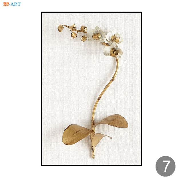 Minimalist Canvas Painting Prints Flower Poster