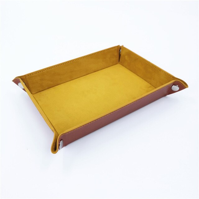 PU Leather Dice Trays Velvet Box