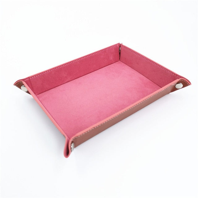 PU Leather Dice Trays Velvet Box