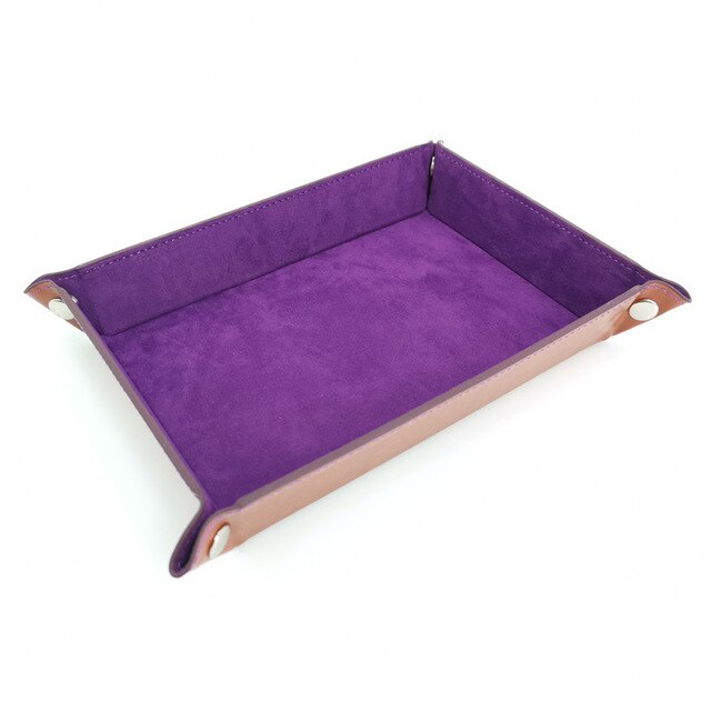 PU Leather Dice Trays Velvet Box