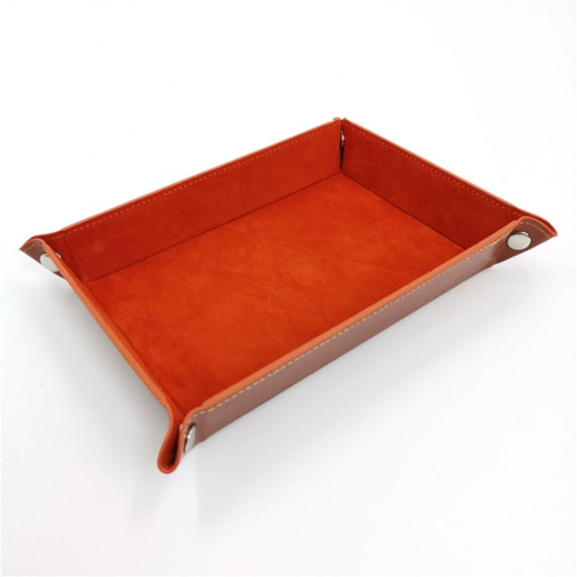 PU Leather Dice Trays Velvet Box