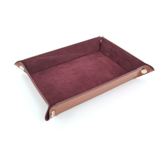 PU Leather Dice Trays Velvet Box