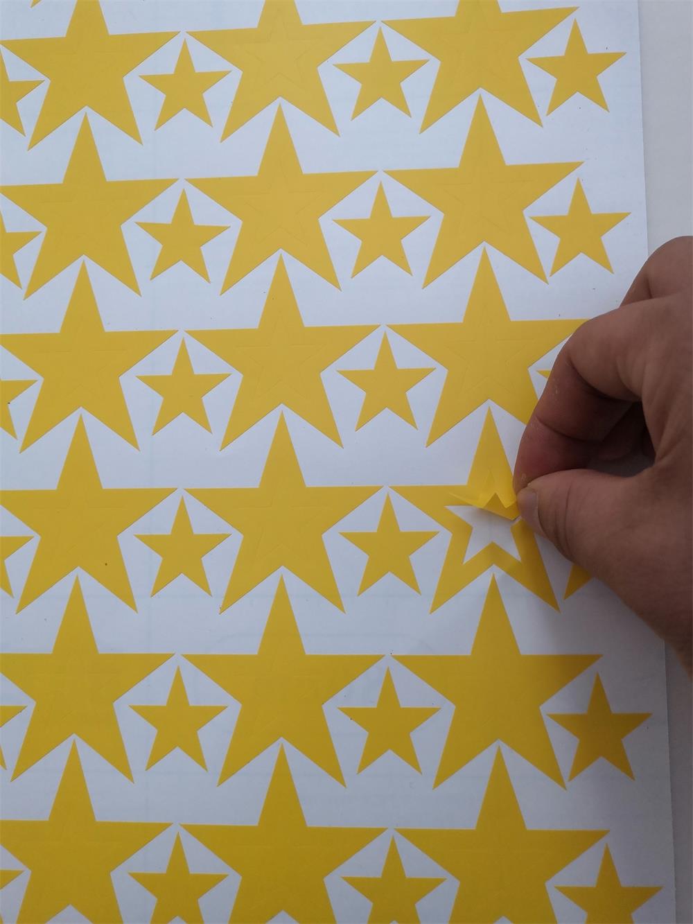 Hollow Stars Wall Sticker For Baby Nursery Rooms