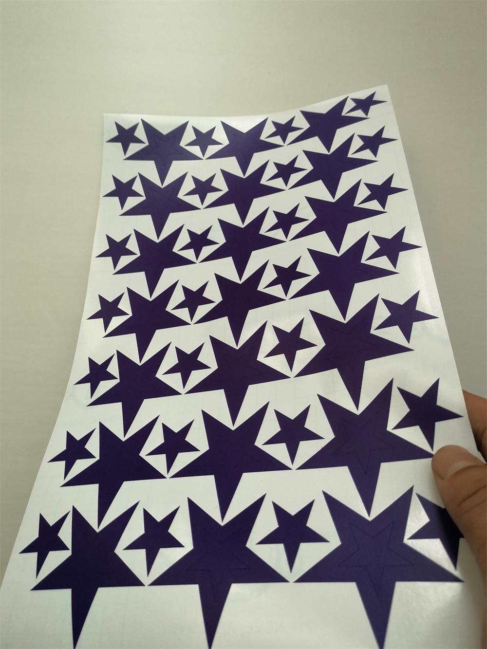 Hollow Stars Wall Sticker For Baby Nursery Rooms