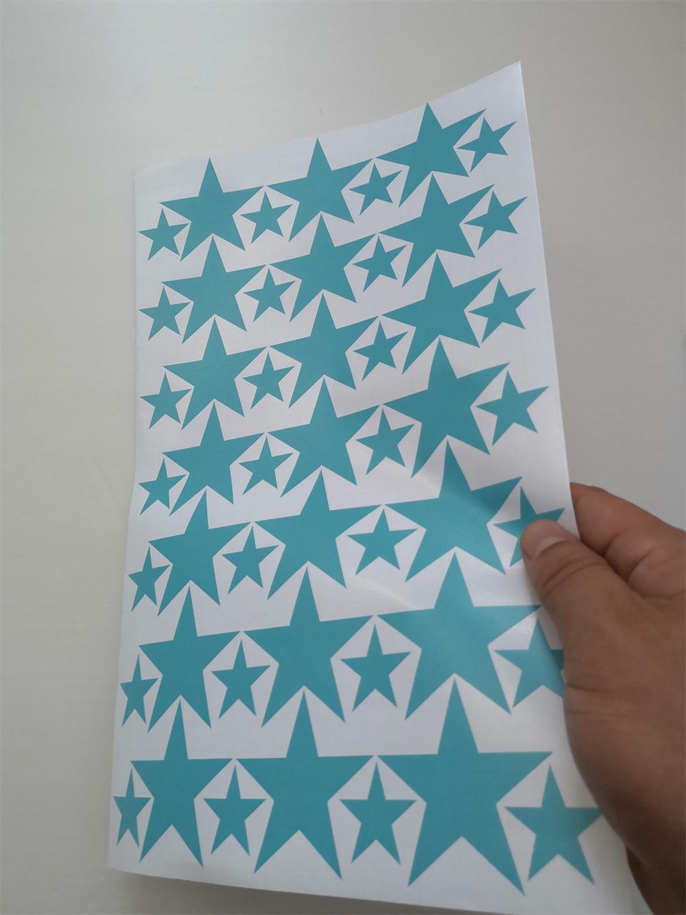 Hollow Stars Wall Sticker For Baby Nursery Rooms