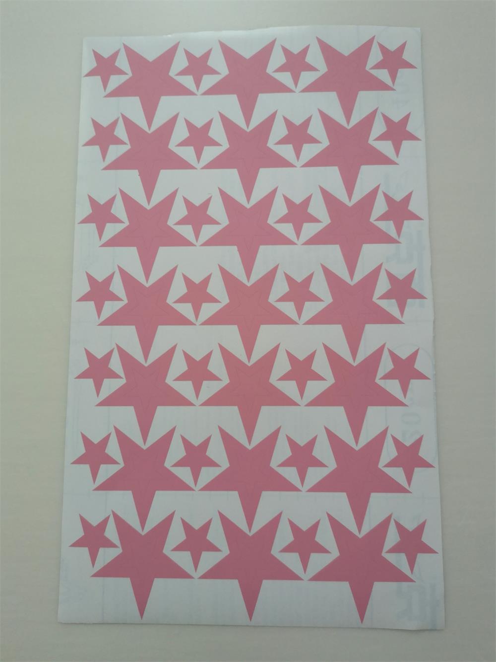 Hollow Stars Wall Sticker For Baby Nursery Rooms