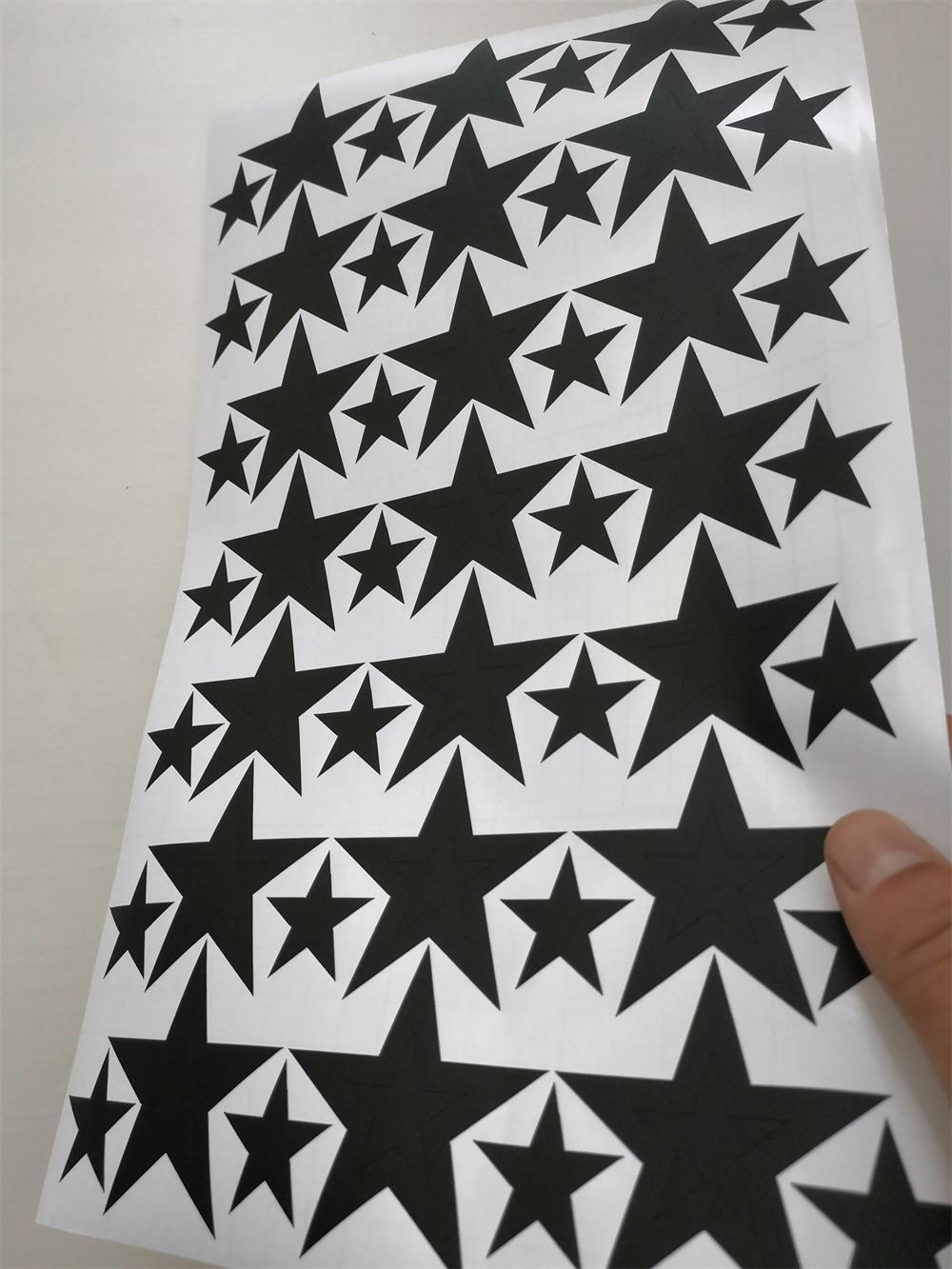 Hollow Stars Wall Sticker For Baby Nursery Rooms
