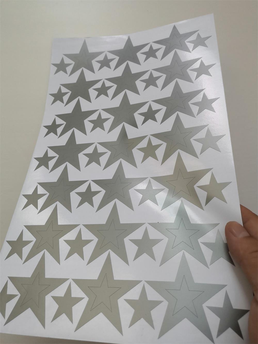 Hollow Stars Wall Sticker For Baby Nursery Rooms