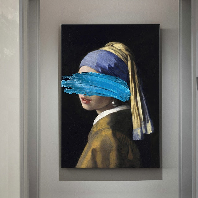Classical European Oil Woman Canvas