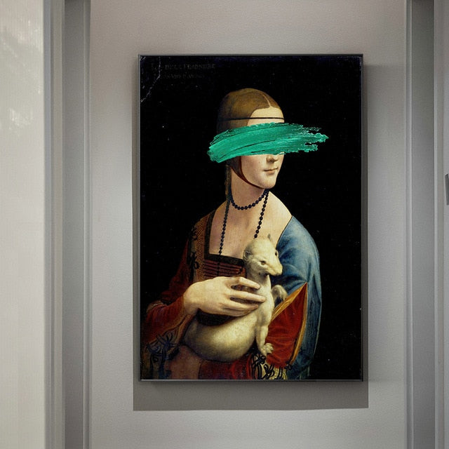 Classical European Oil Woman Canvas