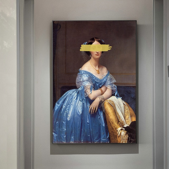 Classical European Oil Woman Canvas