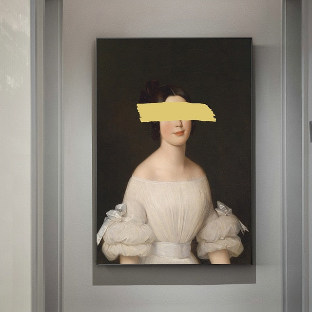 Classical European Oil Woman Canvas