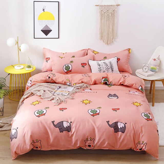 Home Textile Lattice Duvet Cover