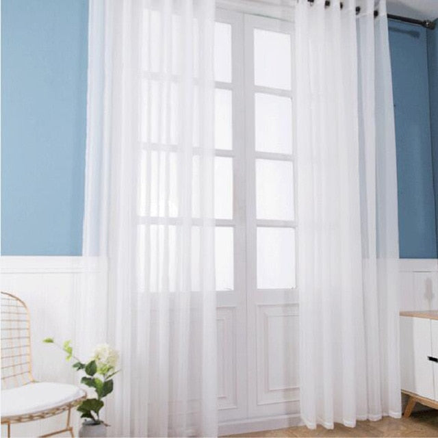 Curtains Drape Panel Sheers Tulle