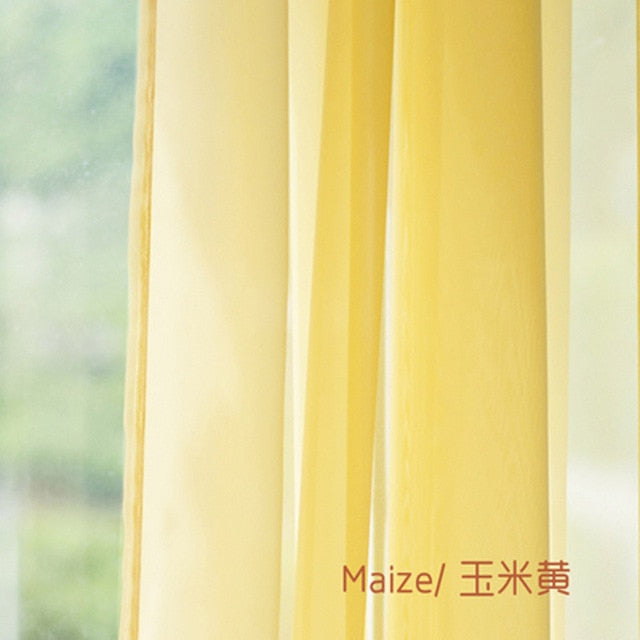 Curtains Drape Panel Sheers Tulle