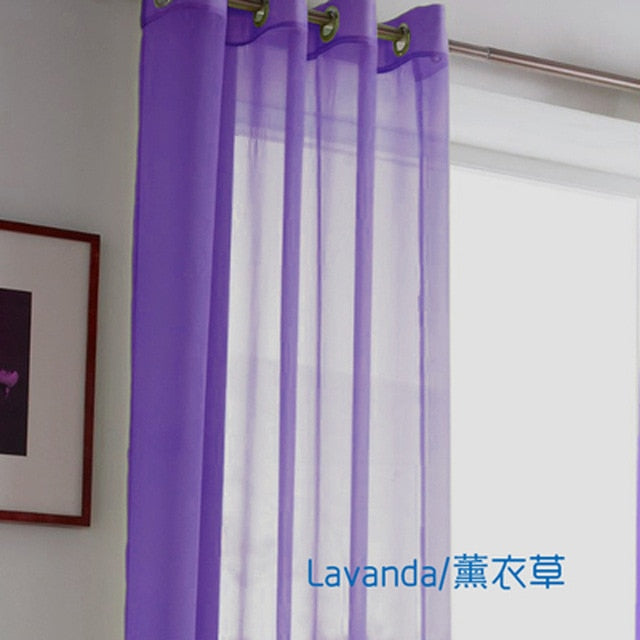 Curtains Drape Panel Sheers Tulle