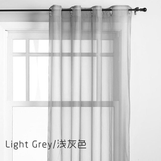 Curtains Drape Panel Sheers Tulle