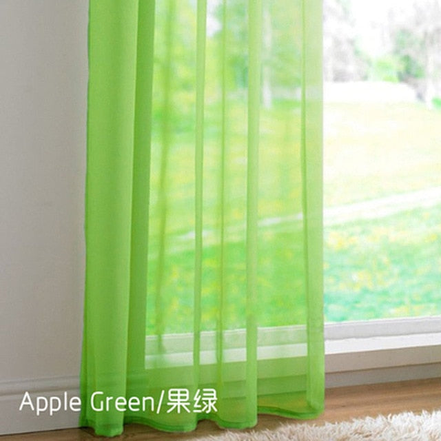 Curtains Drape Panel Sheers Tulle