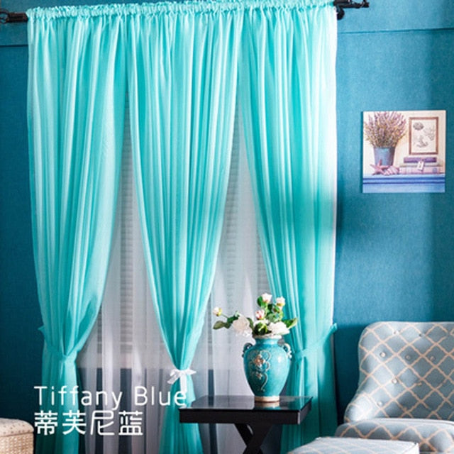 Curtains Drape Panel Sheers Tulle