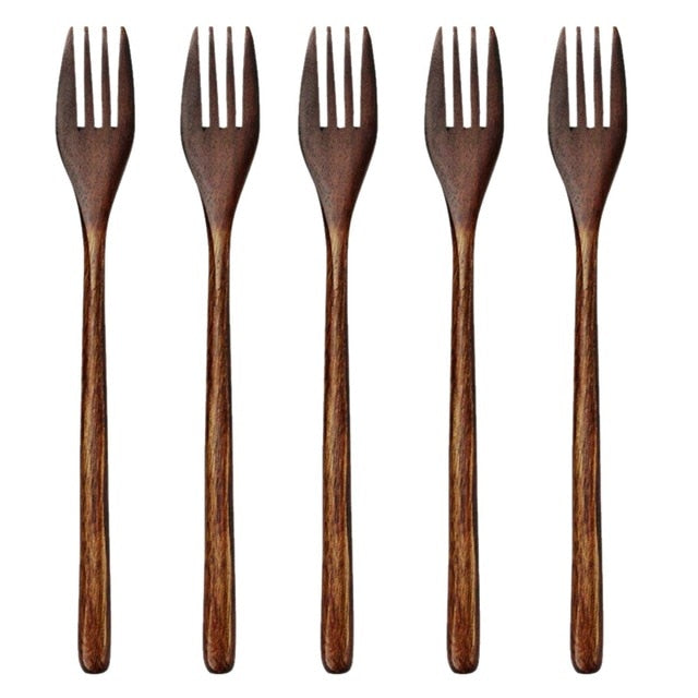 Wooden Spoons, 6 Pieces Wood Soup