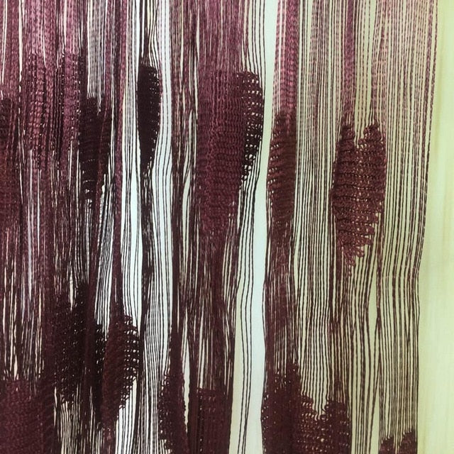 Hanging Heart Shape Line Curtain