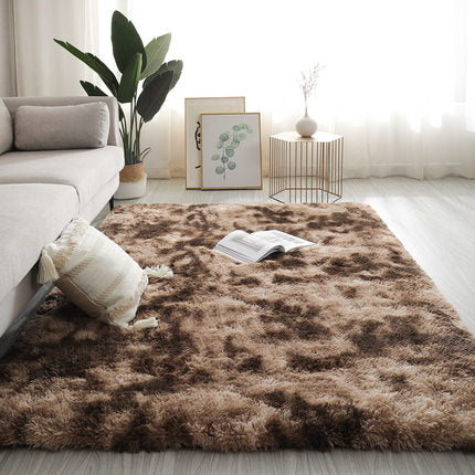 Long Hair Living Room Carpet Sofa