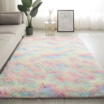 Long Hair Living Room Carpet Sofa