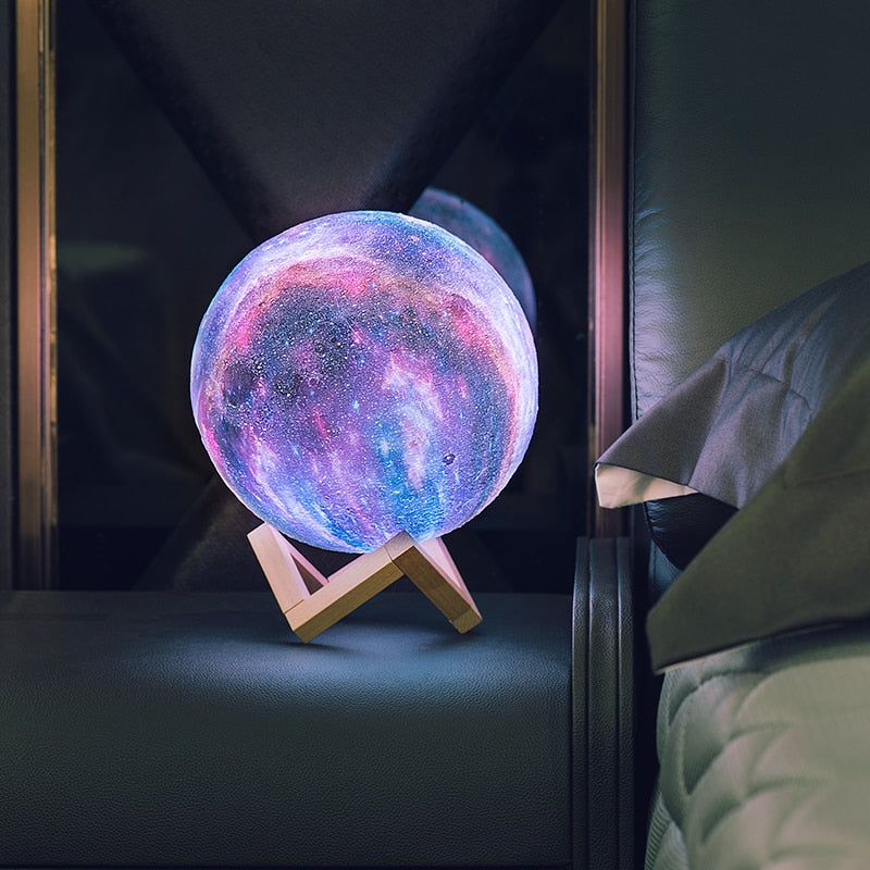 3D Print Star Moon Lamp Night Light