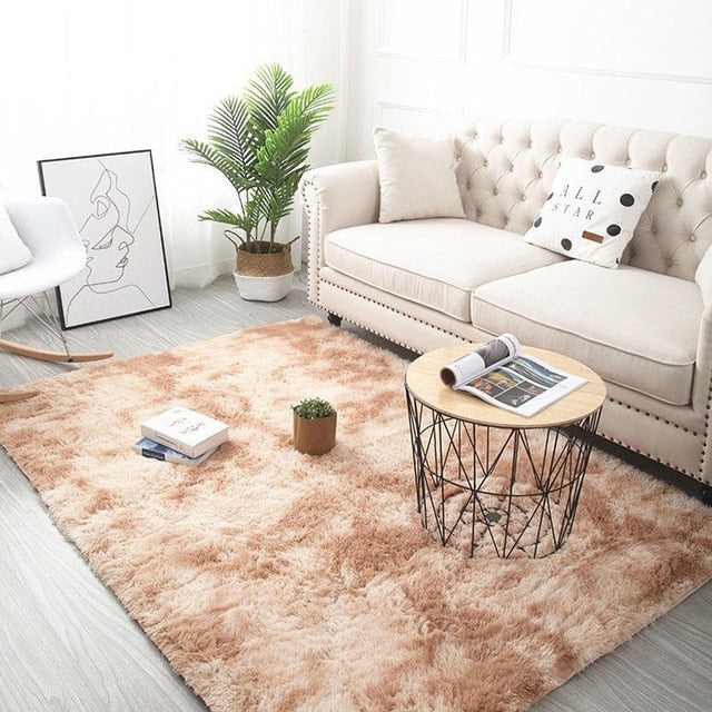 Shaggy Soft Carpets Climb Rugs