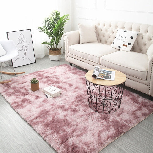 Shaggy Soft Carpets Climb Rugs