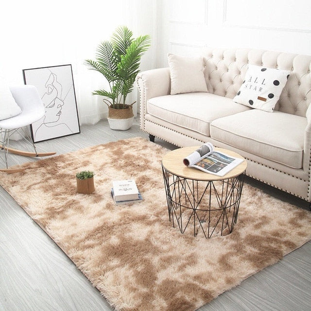 Shaggy Soft Carpets Climb Rugs
