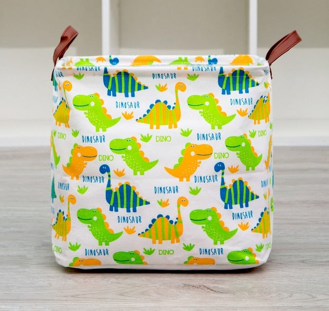 New Folding Linen Fabric Storage Basket Cube