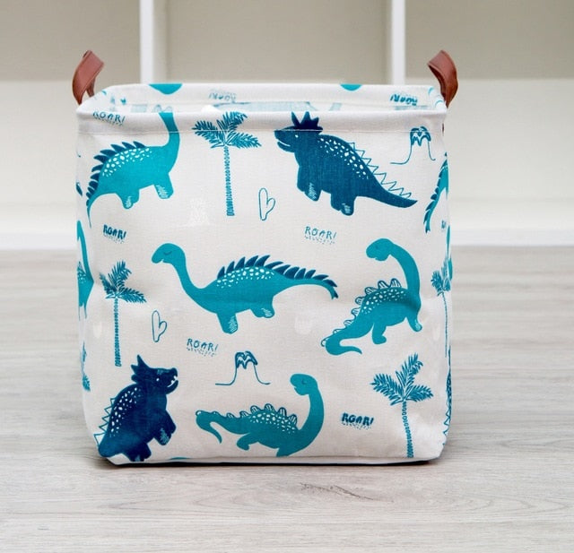 New Folding Linen Fabric Storage Basket Cube