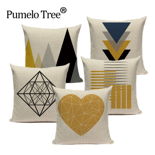 Custom Throw Pillow Covers Geometric