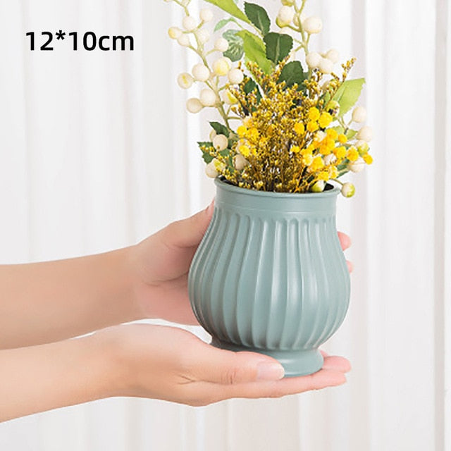 Flower Vases Origami Plastic Style