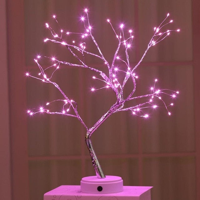 USB Fire Tree Light Copper Wire Lamps