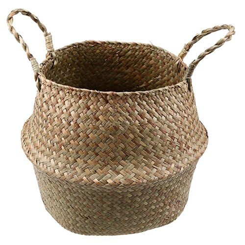 Foldable Rattan Woven Flower Basket