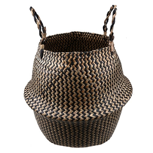 Foldable Rattan Woven Flower Basket