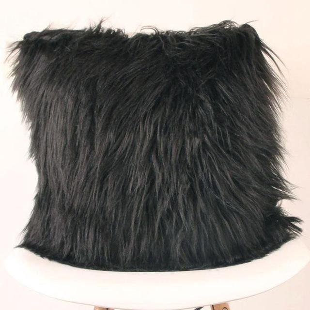 Plush Furry Cushion Throw Pillow