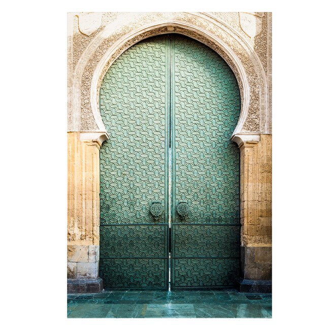 Door Vintage Posters Architecture Art