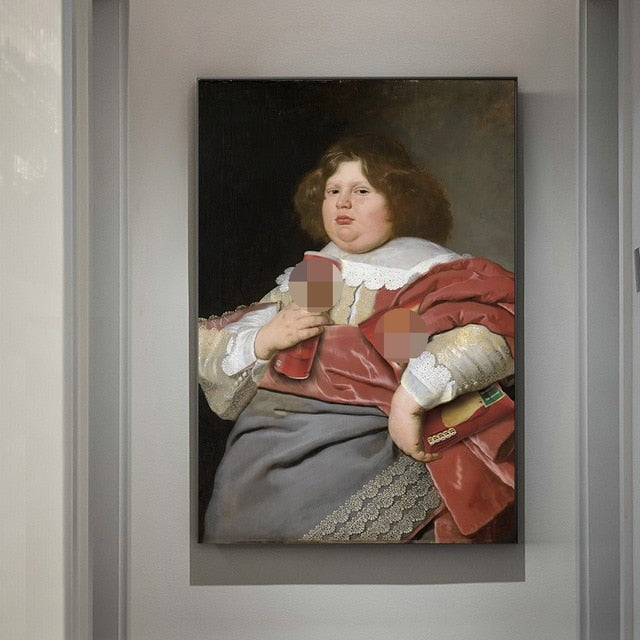 Classical European Oil Woman Canvas